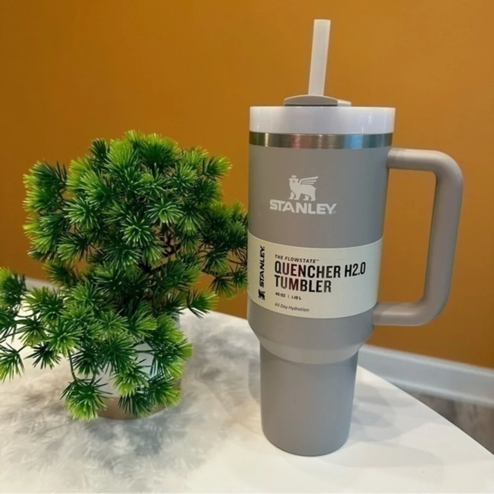 ‼️NEW‼️Stanley Quencher H2.0 Tumbler Water Bottle Mug color ash